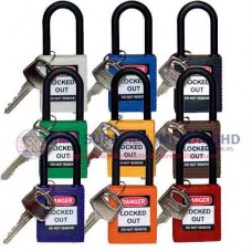 Brady Safety Padlocks with Non-Conductive Nylon Shackle