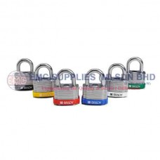 Brady Laminated Steel Padlocks - 3/4" Shackle