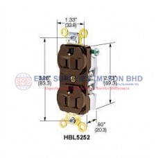 Hubbell HBL5252 EMC Supplies (M) Sdn. Bhd. is an established supplier mainly supplying Electro, Mechanical Components. We are an authorised distributor for the brand Brady, RKC, Hubbell and Nitto.